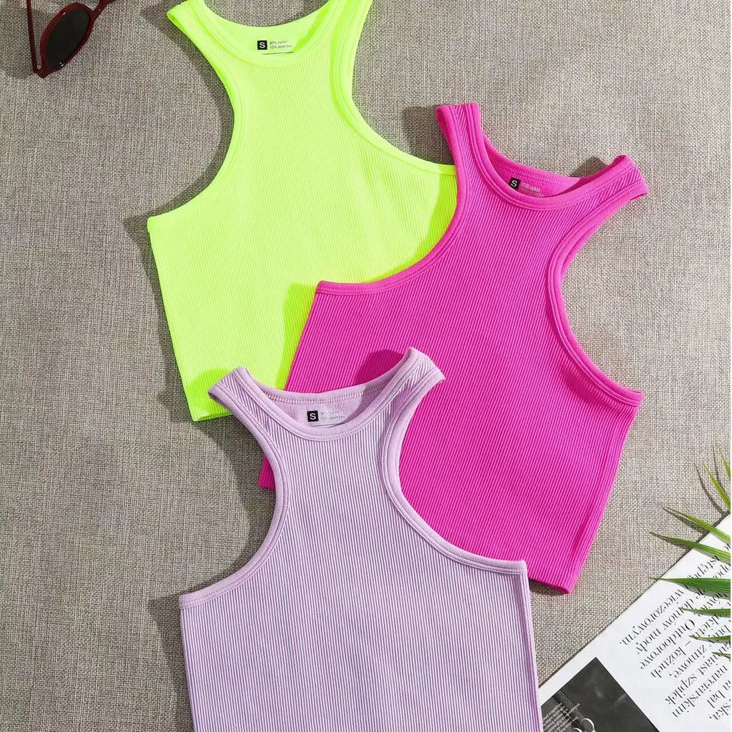 2024 Women Yoga Vest Great Elasticity Gym Sports Crop Tops Fitness Workout Shirts Streetwear Tank Tops Women Clothes