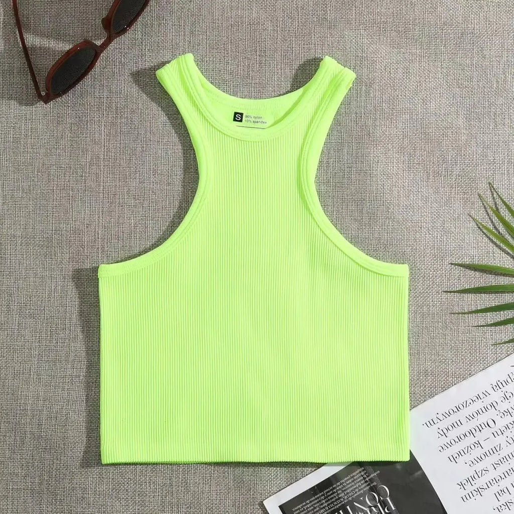 2024 Women Yoga Vest Great Elasticity Gym Sports Crop Tops Fitness Workout Shirts Streetwear Tank Tops Women Clothes